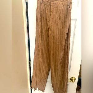Light Tan Nasty Gal Texture pants size 2